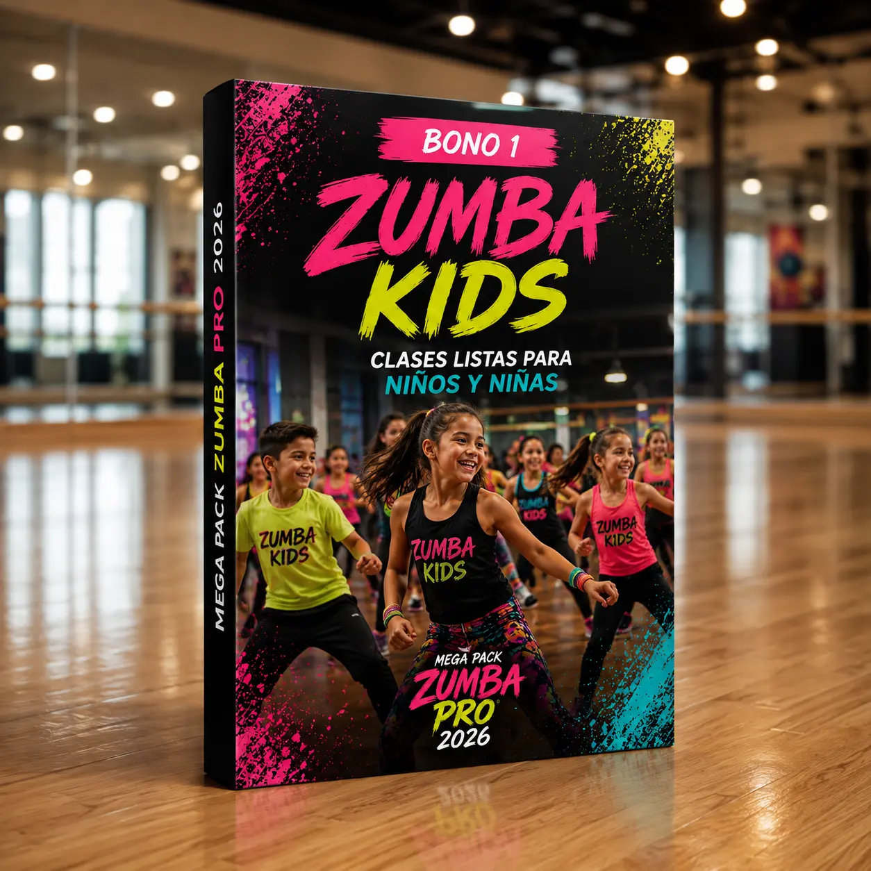 Tapa del BONO 1: ZUMBA KIDS — CLASES LISTAS PARA NIÑOS Y NIÑAS